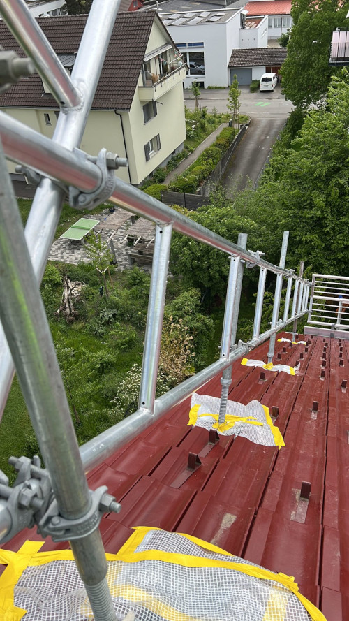 Gerüst für PV Anlage